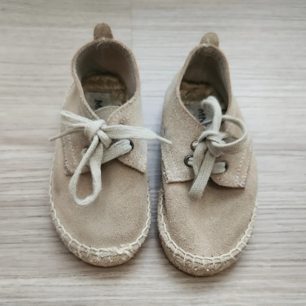 Kids MANGO Tan Suede Shoes